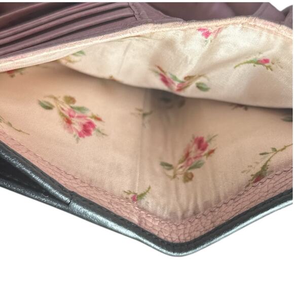 G2. Gucci Calfskin GG Marmont Bow Flap Wallet Black - Picture 12 of 16